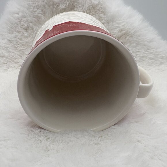 Starbucks Relief Mug SEOUL RED 2013 Christmas Holiday Coffee Mug (SKU: 278MI) - Picture 5 of 8